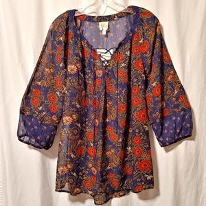 Fig and Flower women's XL blouse